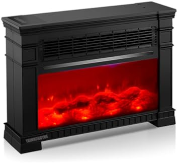 YXINHONGYUE Chauffage d'appoint 2500 W avec Affichage numérique, Prise 16 A 220 V Commande vocale pour Toute la Maison économie d'énergie Facile à déplacer,Noir