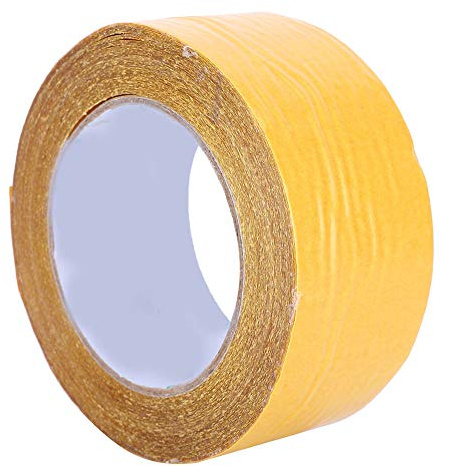 plplaaoo Nastro in fibra di vetro Nastro adesivo biadesivo a rete resistente per pavimenti Isolamento acustico Prodotti in gomma Schiuma Tessile Tessuto non tessuto Pelle Larghezza 50 mm