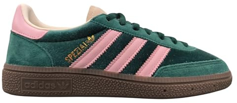 adidas Handboll special JR4880 herr sneakers 46 EU | Collegiate Green Core Green Crew vit retro handbollsskor mocka övre material hopfällbar tunga gummisula klassiska livsstil skor