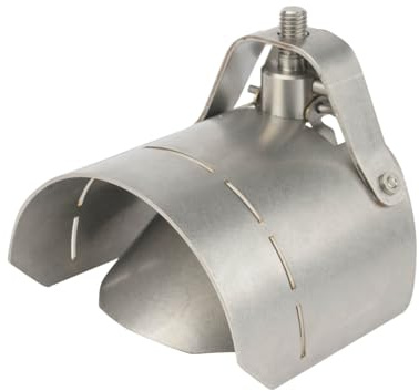 Ratwall Ratten-Blocker Edelstahl Rattenfalle mit Klappe für Abflusslöcher 110 mm