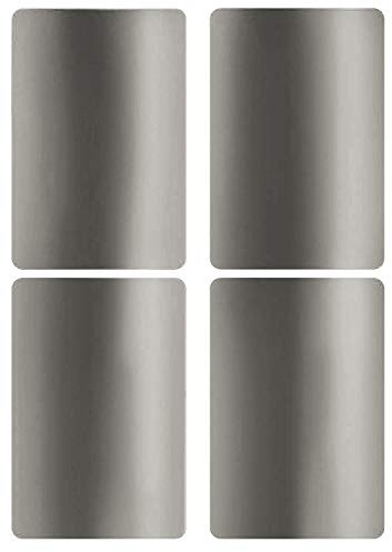 Royal Green Royal Green Metallic Labels 7.5 cm x 5 cm inches - Silver Rectangle Stickers (75 mm x 50 mm) - 200 Pack