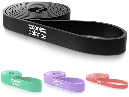 Core Balance Long Loop Resistance Band, Black, 10kg-30kg