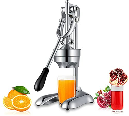 HIZQ Presse-Fruits Manuel Avec Levier, Presse-Agrumes Manuel De Cuisine De Ménage Presse-Agrumes En Acier Inoxydable, Anti-Corrosion Et Facile À Nettoyer
