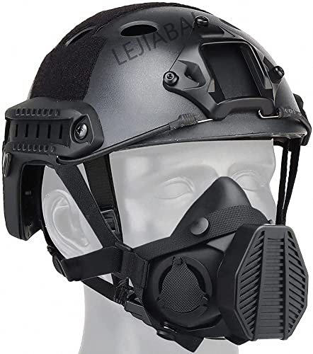 PJ Typ Fast Air Gun Helm Dual-Mode Spezielle Taktische Atemschutz Maske, Atemschutz Maske Mit Austauschbarem Filterelement