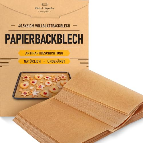 Lot de 220 feuilles de papier sulfurisé pour la cuisson - Poêles complètes de 41 x 61 cm - Feuilles de papier sulfurisé prédécoupées pour la cuisson et la rôtissage - Feuilles de cuisson faciles à