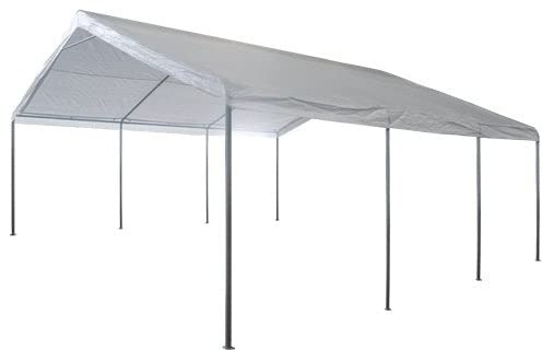 Gazebo da Giardino 6x6 metri Copertura Top in PP Struttura Acciaio Carparktwin
