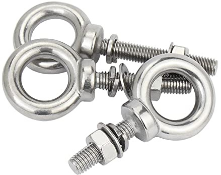 1 Satz M12 × 200 mm 304 Edelstahl Hebering Augenschraube Ringschraube Marine Gewichtheber
