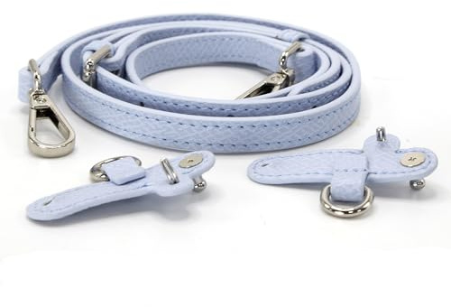 banbeln Schulterriemen aus Leder für Minitaschen, Taschengurte, Terrakotta, Hautfarbe, Graubraun, Marineblau