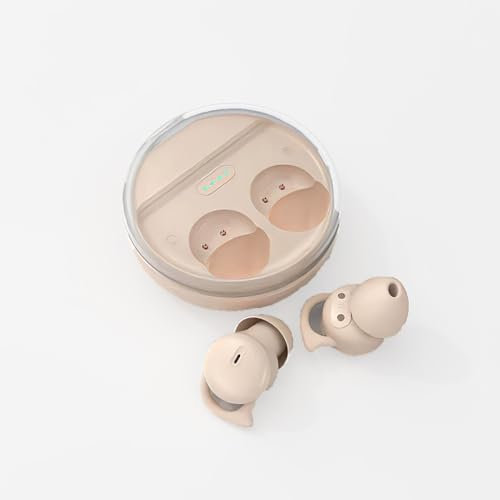 Xmenha Écouteurs de Sommeil Invisibles sans Fil Écouteurs Bluetooth pour dormeurs latéraux Écouteurs de Sommeil pour Petites Oreilles réduction du Bruit Écouteurs de Sommeil Nude