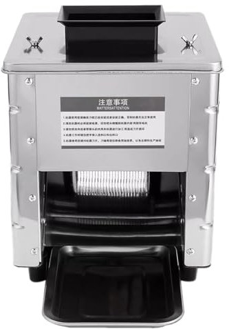 ROGHA Affettatrice Commerciale con Lame, in Acciaio Inox, per affettare e Tagliare a cubetti, per ristoranti, Mense e macellerie,3.5mm