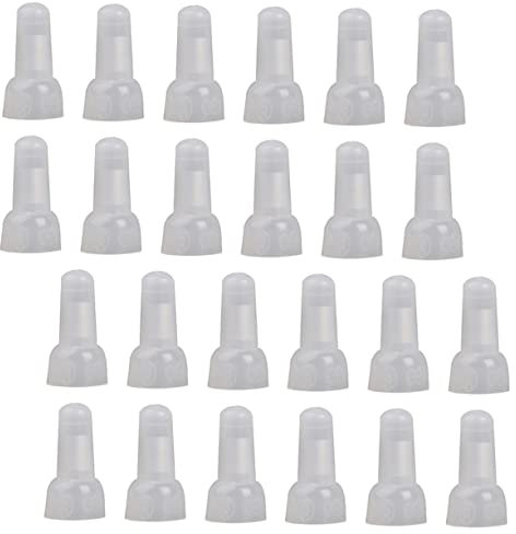 Hohopeti 1000pcs Nylon Insulated Closed End Wire Crimp Terminals Electrical Wire Connectors for Electrical Wiring