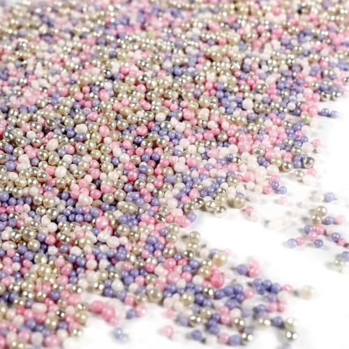 Streuselheld Nonpareille Prinzessin 80g Zuckerstreusel Perlen