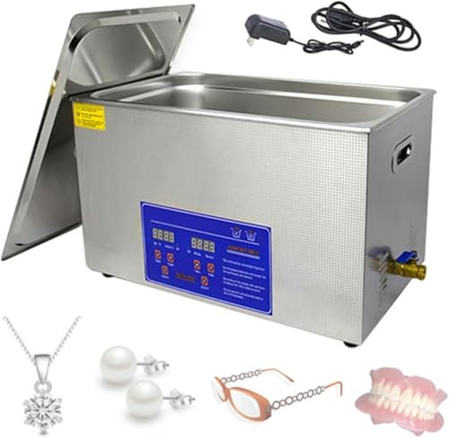 LYJYUJIE Ultrasonic Cleaner With Heater And Timer, 6/10/15/22/30L Professional Industrial Cleaning Mach