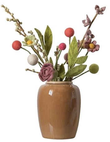 Gry & SIF - Filzblumen Strauß Sommer-Mix Blumen aus Filz - Blumenstrauß - Fair Trade - handgemacht