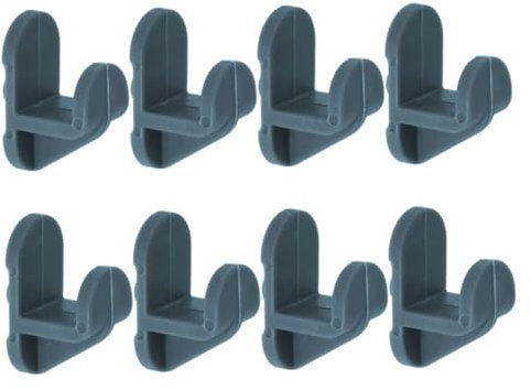iplusmile 8pcs Freezer Shelf Clips Fridge Refrigerator Accessories Shelf Support Hooks
