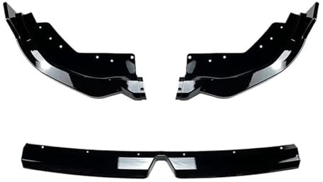 ECKBRJA Auto Frontspoiler Auto Frontstoßstangenspoiler Unterlippe Flügel Karosserie Kit Splitter Abdeckung Verkleidung Für 3er G20 LCI MS&Port 320i 325i 2023+MP