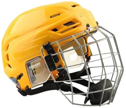 Oshhni Eishockey-Helm, EIS-Speed-Skate-Helm, professionelle Übung, robuste, verstellbare Wettkampfsportausrüstung mit Käfig, S