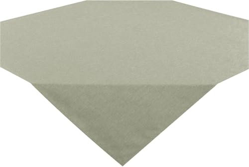 Tischdecke Wien Home, Moderne und fleckabweisende Mitteldecke für das ganze Jahr, grün, 85x85 cm
