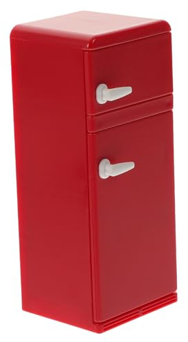 TOYANDONA Mini Nevera De Juguete En Miniatura para Casa De Muñecas Muebles Y Accesorios Detallados para Decoración De Cocina Y Juego Infantil Creativo