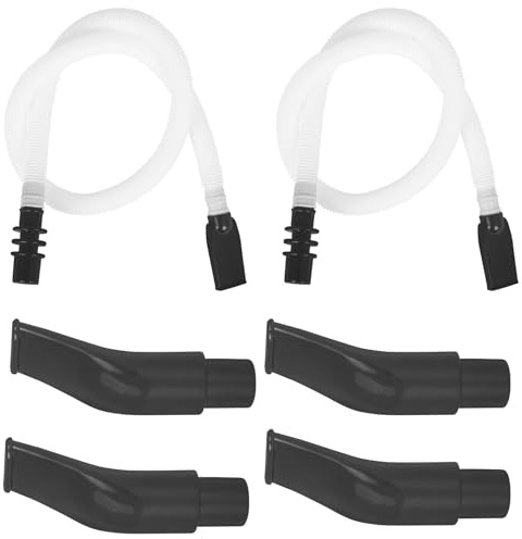 Melodica Mundstücke, 2 Sets, 32/37 Tasten, 59,5 cm lang, flexibler Kunststoff, Melodica Pianica Tube, Schlauch-Mundstück, Ersatzteile, Schlauch für Musikinstrumente