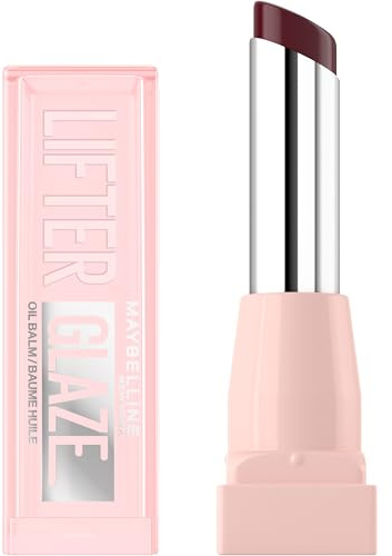 Maybelline New York - Balsamo Olio Idratante - Labbra levigate e lucide - Effetto Laccato - Arricchito con Acido Ialuronico ed Estratto di Ciliegie - Lifter Glaze - Tonalità: 010 Espresso Kiss