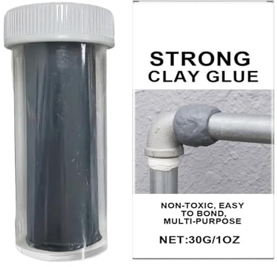 Colla Per Riparazioni Ceramiche, Stucco Riparazioni 30g Sigillante, Impermeabile e Resistente, Adesivo Termostabile, Sigillante Multiuso per Tubi, Pareti, Metallo, Ceramica e Fori