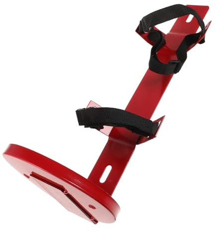 ASAKKURA Supporto per Estintore per Veicoli Passeggeri Cinghie Robuste e Installazione Facile in Ferro e Tessuto Colore Rosso da 5-7kg