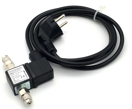 Profi Line-Magnetventil für CO2-Nachabschaltung mit Rückschlagventil 53660 für Aquarien sowie für Industriegase und -flüssigkeiten | 10 Jahre Garantie | Bavaria Fluid Systems | Made in Germany