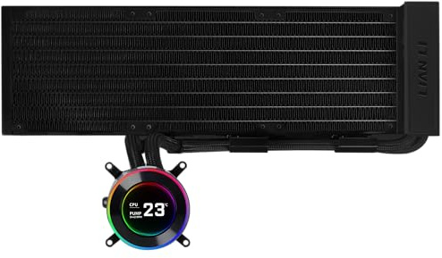 LIANLI HydroShift II LCD-C 360N einfaches Wasserkühlungs-Set, 5,3 cm rundes IPS-LCD-Display, lüfterfreies Modell, japanischer autorisierter Händler