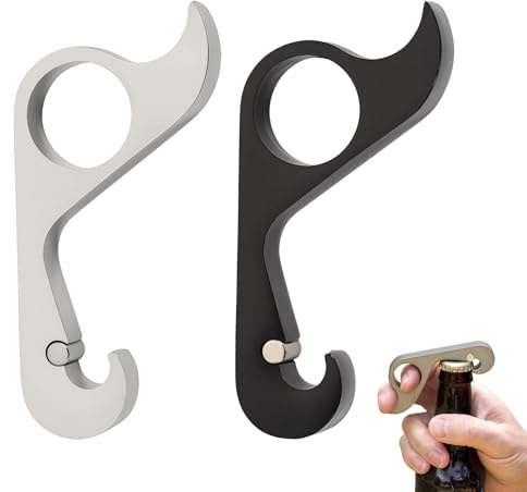LUMOOM 2 apribottiglie con una sola mano, apribottiglie con una sola mano e apribottiglie, apriscatole per anziani e manici deboli, aiutante per l'artrite multifunzione per mani deboli