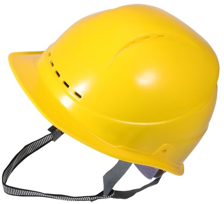 Toddmomy Gelber Bauhelm Für Erwachsene Belüftet Stoßfester Sicherheits Schutzhelm Aus Verstärktem Kunststoff Leichter Industriehelm Für Baustelle Und Arbeitsschutz