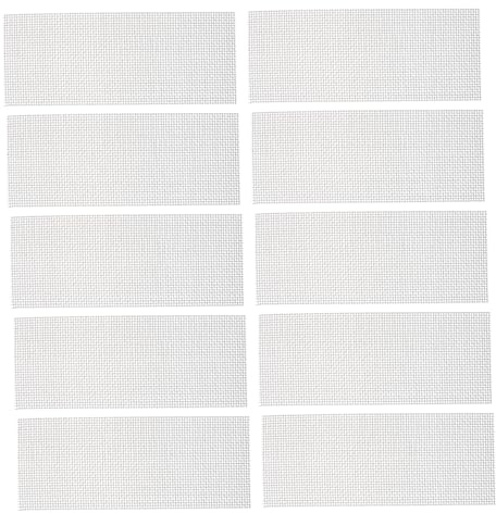 Angoily 10PCS Stainless Steel Aquatic Fish Tank Moss Mesh Anti-rust Multi-functional Moss Wall Net for Java Seaweed Carpet for Underwater Plant Growth and Easy Maintenance
