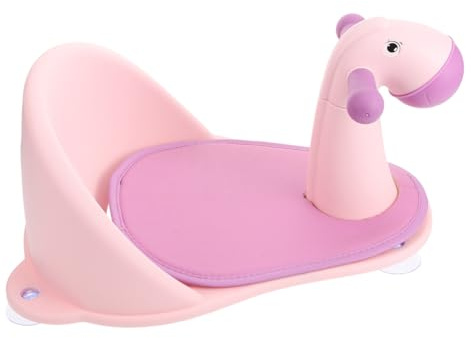 Babybadewannensitz für Pp Wanne mit Ringarmlehne und Rückenlehne | Rutschfest in Badewanne, Kippsicherer Halt, Freihändige Nutzung, Geeignet für Babys und Kleinkinder
