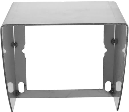 Protector de Enchufe Exterior de Acero Inoxidable Plata para Socket | Cubierta de Enchufe para Exteriores, Caja Protectora Lluvia, Uso en Baño