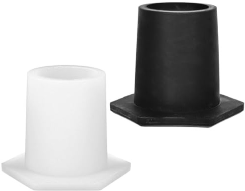 Tofficu Lot de 2 Bouchons en Silicone Coniques pour Trou de Parasol de Terrasse, Stabilisateurs Antidérapants Résistants à la Chaleur, Accessoires pour Pied de Parasol de Table de Patio