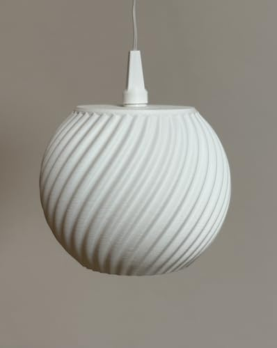 Lampenschirme für Weihnachtsstern Miniaturstern 8 cm – moderne 3D-gedruckte Kugelschirme, ganzjährig nutzbar, einfache Montage, Schirm Nora-S
