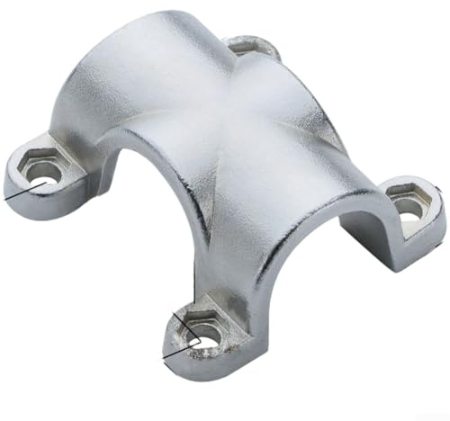 Stainless Steel Pipe Clamp, 1 Pack, Marine Hardware Tube Mount, Cross Tube Handrail Holder, 316 Grade Rust Resistant, For Yacht Boat Railing Systems