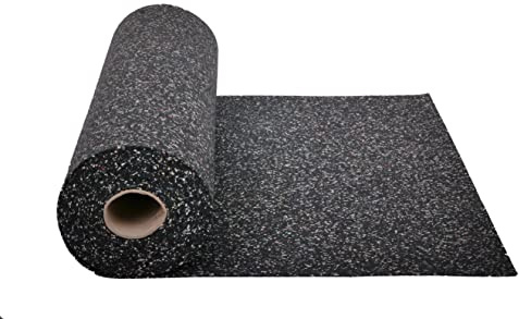 Gummimatte Anti-Vibrationsmatte Gummi Antirutschmatte 100x125x0,5cm SZAGATO | Made in Germany Dicke 5 mm Antirutschmatte Bautenschutzmatte Gummigranulatmatte Kofferraummatte Anti-Rutschmatte