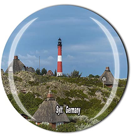 Sylt Germany Kühlschrankmagnet 3D Kristall Touristen Souvenir Geschenk Sammlerstücke Kühlschrank Magnet Aufkleber