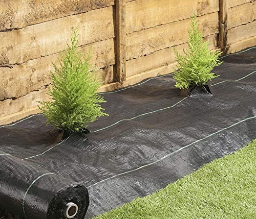 NEXTRADEITALIA CF da 1 PZ Telo Pacciamatura Verde mt 0,5 x 100 =mq 50 Anti Erbacce per Orto, Giardino, Stabilizzazione UV