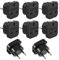 8Pcs Adattatore da viaggio da UK a EU, Adattatore Presa Tedesca, UK Verso Francia/Europa, Adattatore Presa Inglese a Spina Italiana, Travel Adapter per Europea, Spagna, Francia