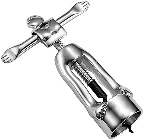 CAFFIA Wine Opener, Professional Waiters Corkscrew, Stainless Steel Wine Corkscrew,Used by Sommeliers,Waiters and Bartenders Around The World