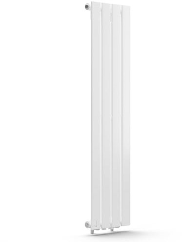Blumfeldt Scaldasalviette ad acqua Bagno, Termoarredo ad acqua Bagno con Termostato, Radiatore ad Acqua Verticale da 733 W, Termosifone Silenzioso a Basso Consumo, Termosifone a Parete Ecologico