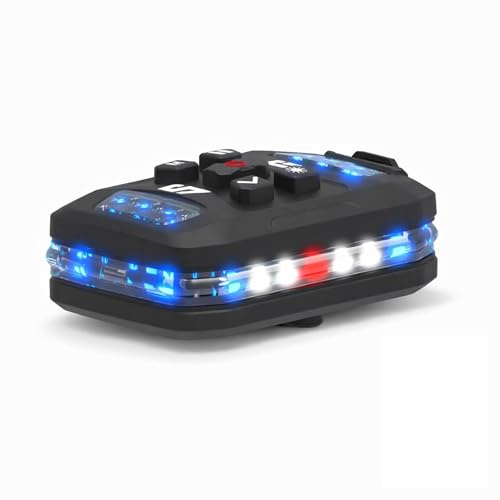 Safety Guard | Kennzeichnung für Einsatzkräfte | Einsatzleitung | LED Ausrüstung | LED Signalleuchte für Körper | Personenschutz | Zubehör für Feuerwehr, Polizei und Rettungsdienst (Blau)