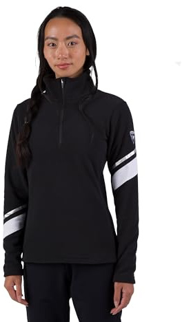 Rossignol Strawpile Fleece - Mid Layer für Damen - Warme Skiunterwäsche mit halbem Reißverschluss