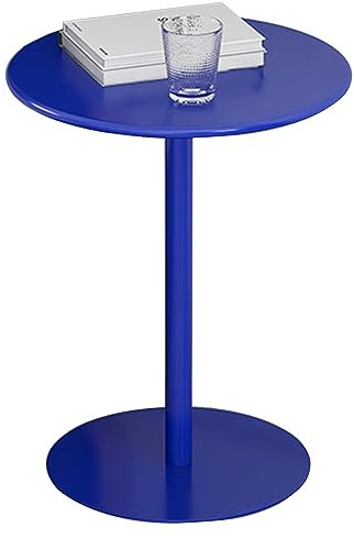 Kneipen- und Bartisch im modernen Stil für Wohnzimmer, Küche, Außen- und Innenbereich, Bistrotisch (48 x 72 cm), stehender runder Cocktailtisch mit passender Höhe.