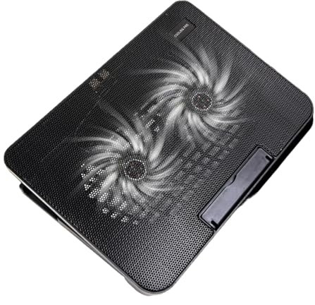 Laptop kyldyna, 15,6 bärbar datorkylare, laptopkylare med tysta fläktar, stabil kyldyna för bärbar dator, bärbart kylande laptopstativ för att undvika överhettning, bärbar dator