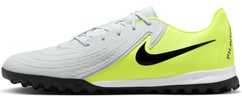 Nike Phantom GX 2 Academy TF - Botas de fútbol para Hombre, Color Plateado Metalizado/Negro, Talla 39 EU, Metallic Silver Black Volt, 39 EU