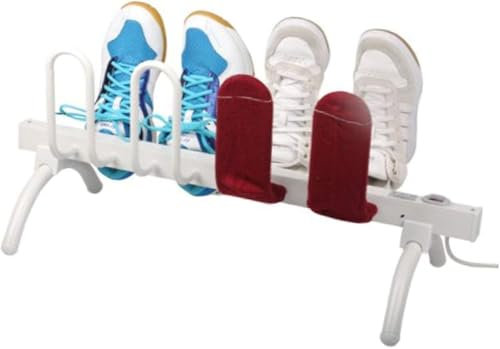 Sèche-chaussures et déshydrateur pour crampons de football, séchoir à bottes autonome avec 8 tubes de séchage, chauffe-pieds électrique pour chaussures de déshydratation pour la maison et le bureau,