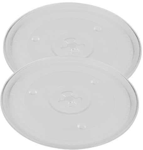 CONGARTENO 2stücke Glasdrehteller Für Mikrowelle Ersatz-mikrowellen-glasteller Für Mikrowelle Und Backofen Geeignet Und Langlebig